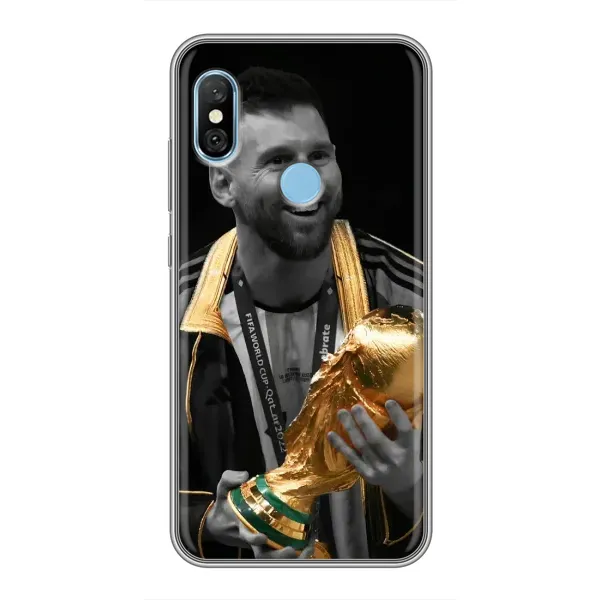 Чехол с рисунком «Месси ЧМ» для Xiaomi Redmi 6 pro Чехол с рисунком «Месси ЧМ» для Xiaomi Redmi 6 pro