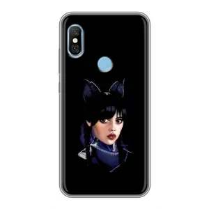 Чехлы с принтом Уэнсдей на Xiaomi Redmi 6 pro (Милая Уэнсдей)