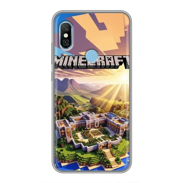 Чехол с рисунком «MINECRAFT» для Xiaomi Redmi 6 pro Чехол с рисунком «MINECRAFT» для Xiaomi Redmi 6 pro