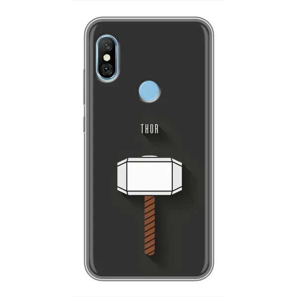 Чехол с рисунком «Молот Тора» для Xiaomi Redmi 6 pro