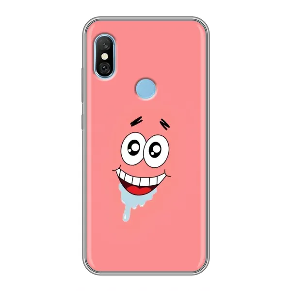Чехол с рисунком «Мордочка Патрика» для Xiaomi Redmi 6 pro Чехол с рисунком «Мордочка Патрика» для Xiaomi Redmi 6 pro