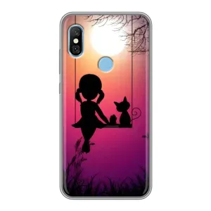 Дівчачий Чохол для Xiaomi Redmi 6 pro (На гойдалці)