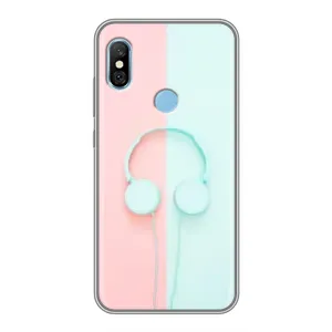 Дівчачий Чохол для Xiaomi Redmi 6 pro (Навушники)