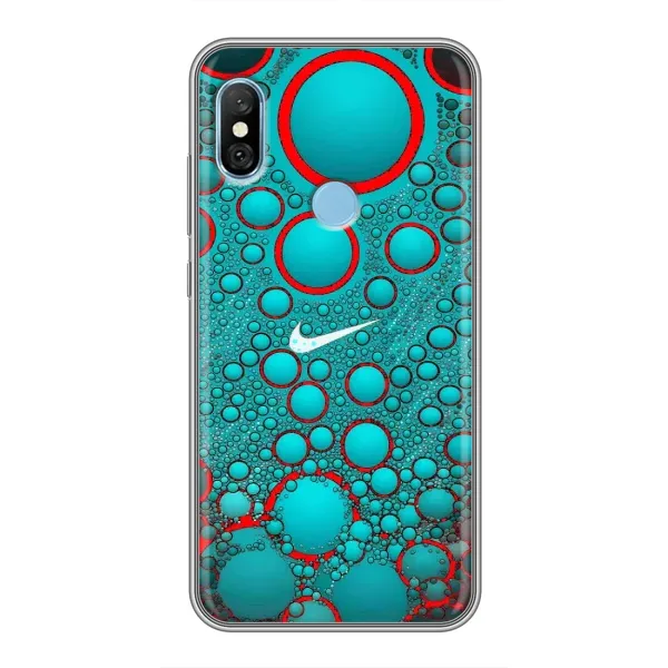 Чехол с рисунком «Найк зеленый» для Xiaomi Redmi 6 pro Чехол с рисунком «Найк зеленый» для Xiaomi Redmi 6 pro