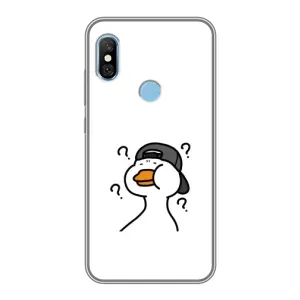 Бампер с принтом Мемы для Xiaomi Redmi 6 pro (Непонимание)