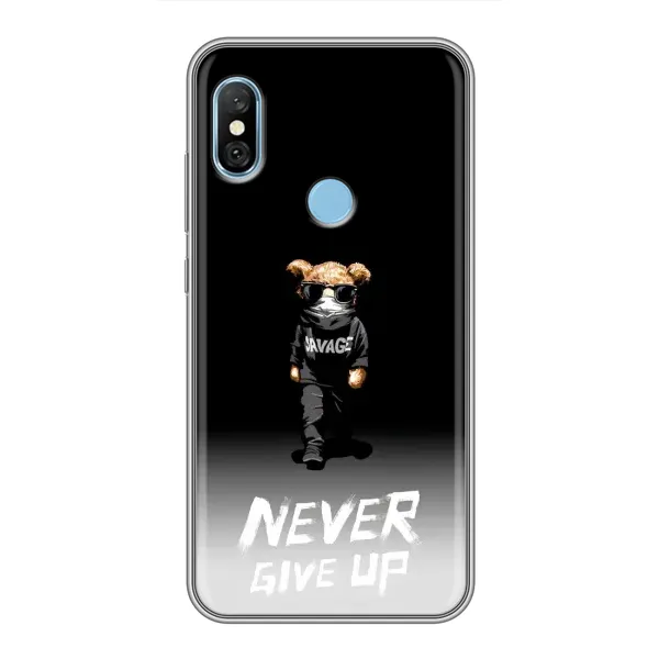 Чехол с рисунком «Never» для Xiaomi Redmi 6 pro Чехол с рисунком «Never» для Xiaomi Redmi 6 pro