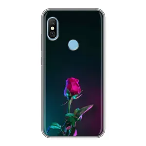 Чехлы с принтом Розочки для Xiaomi Redmi 6 pro (Ночная роза)