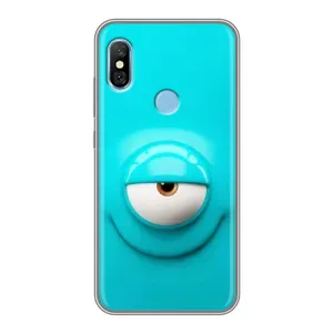 Силиконовые Чехлы (смешные стикеры) для Xiaomi Redmi 6 pro (Одноглазик)