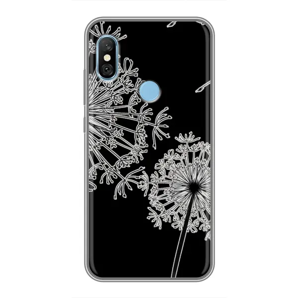 Чехол с рисунком «Одуванчики» для Xiaomi Redmi 6 pro Чехол с рисунком «Одуванчики» для Xiaomi Redmi 6 pro