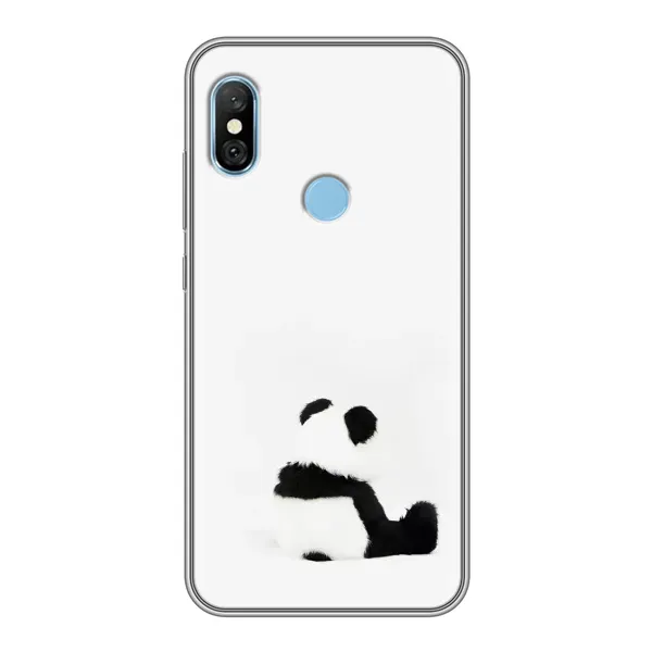 Чехол с рисунком «Панда обиделся» для Xiaomi Redmi 6 pro Чехол с рисунком «Панда обиделся» для Xiaomi Redmi 6 pro