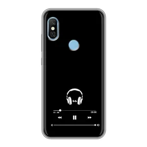 Чохол з картинками на чорному фоні для Xiaomi Redmi 6 pro (Плеєр)
