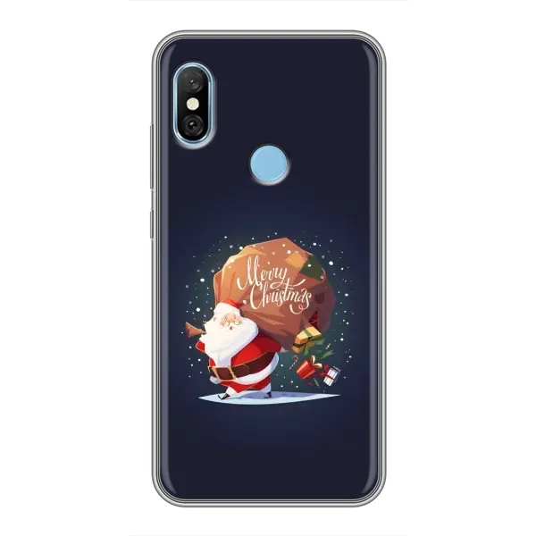 Чехол с рисунком «Подарки от Санты» для Xiaomi Redmi 6 pro Чехол с рисунком «Подарки от Санты» для Xiaomi Redmi 6 pro