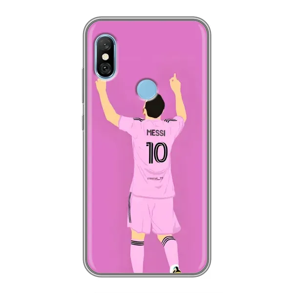 Чехол с рисунком «Празднование Месси» для Xiaomi Redmi 6 pro Чехол с рисунком «Празднование Месси» для Xiaomi Redmi 6 pro