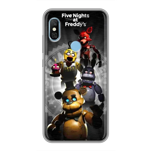 Чехол с рисунком «Пять ночей» для Xiaomi Redmi 6 pro Чехол с рисунком «Пять ночей» для Xiaomi Redmi 6 pro