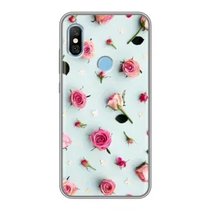 Чехлы с принтом Розочки для Xiaomi Redmi 6 pro (Разные цветы)