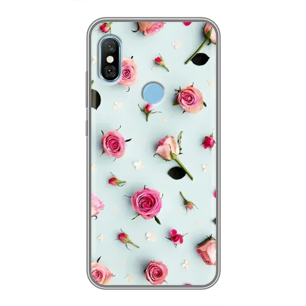 Чехол с рисунком «Разные цветы» для Xiaomi Redmi 6 pro Чехол с рисунком «Разные цветы» для Xiaomi Redmi 6 pro