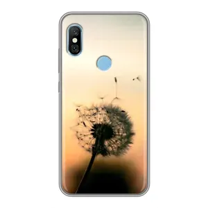 Силиконовый Чехол с одуванчиками на Xiaomi Redmi 6 pro (Роздумаханый одуванчик)