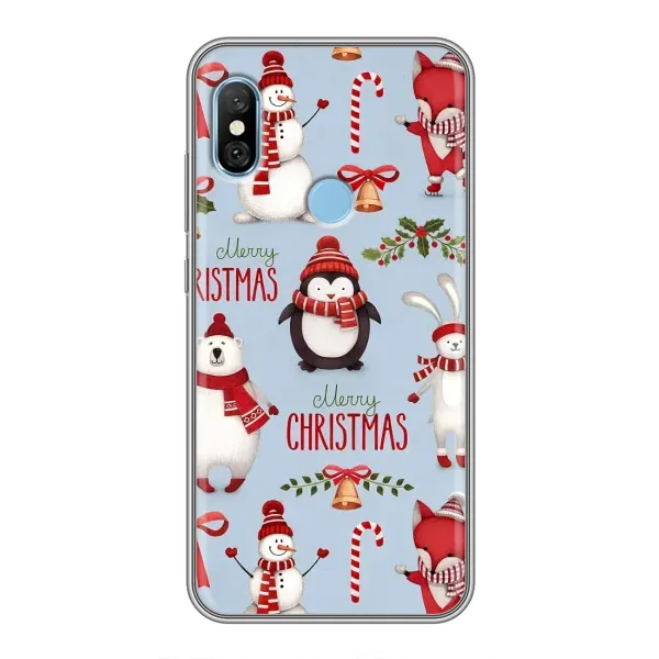 Чехол с рисунком «Рождественский» для Xiaomi Redmi 6 pro Чехол с рисунком «Рождественский» для Xiaomi Redmi 6 pro