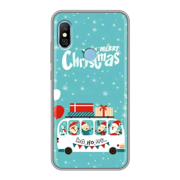 Чехол с рисунком «Рождественское настроение» для Xiaomi Redmi 6 pro Чехол с рисунком «Рождественское настроение» для Xiaomi Redmi 6 pro