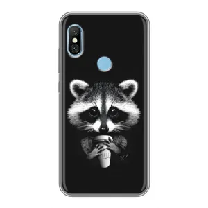 Силіконовий Чохол з Энотами на Xiaomi Redmi 6 pro (З кавою)