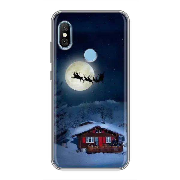 Чехол с рисунком «Санта» для Xiaomi Redmi 6 pro Чехол с рисунком «Санта» для Xiaomi Redmi 6 pro