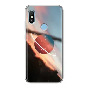 Чохол (ТПУ) з планетами на Xiaomi Redmi 6 pro (Сатурн)