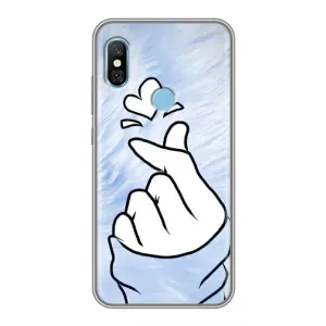 Чехлы (Знак сердечка) на Xiaomi Redmi 6 pro (Сердечка знак)