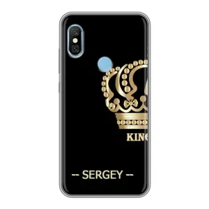 Чехлы с мужскими именами для Xiaomi Redmi 6 pro (SERGEY)