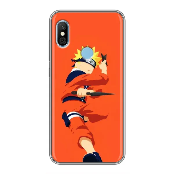 Чехол с рисунком «Силуэт Наруто» для Xiaomi Redmi 6 pro Чехол с рисунком «Силуэт Наруто» для Xiaomi Redmi 6 pro