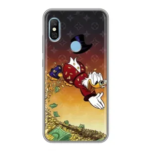 Силіконовий чохол для Xiaomi Redmi 6 pro (Скрудж Луі Віттон)