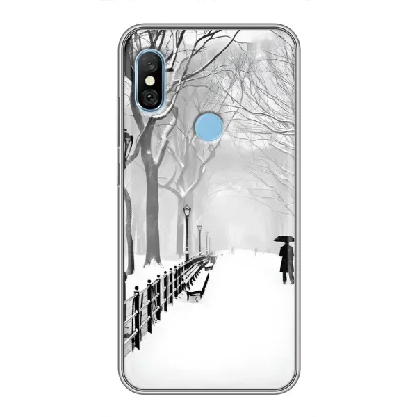 Чехол с рисунком «Снегом замело» для Xiaomi Redmi 6 pro Чехол с рисунком «Снегом замело» для Xiaomi Redmi 6 pro