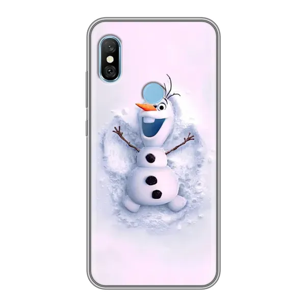 Чехол с рисунком «Снеговик Олов» для Xiaomi Redmi 6 pro Чехол с рисунком «Снеговик Олов» для Xiaomi Redmi 6 pro