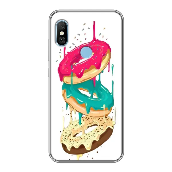 Чехол с рисунком «Сочные пончики» для Xiaomi Redmi 6 pro Чехол с рисунком «Сочные пончики» для Xiaomi Redmi 6 pro