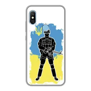 Патриотические Чехлы для Редми 6 Про (Солдат Украины)