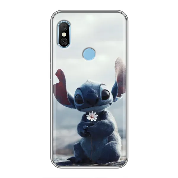 Чохол з малюнком «Стіч з квіткою» для Xiaomi Redmi 6 pro Чохол з малюнком «Стіч з квіткою» для Xiaomi Redmi 6 pro