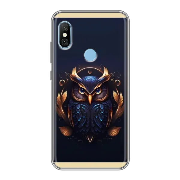 Чехол с рисунком «Стильная Сова» для Xiaomi Redmi 6 pro Чехол с рисунком «Стильная Сова» для Xiaomi Redmi 6 pro