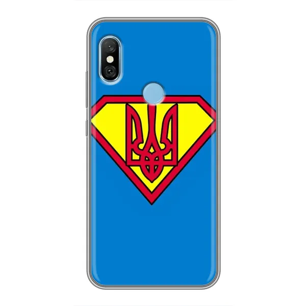 Чохол з малюнком «Герб - супер герой» для Xiaomi Redmi 6 pro Чохол з малюнком «Герб - супер герой» для Xiaomi Redmi 6 pro