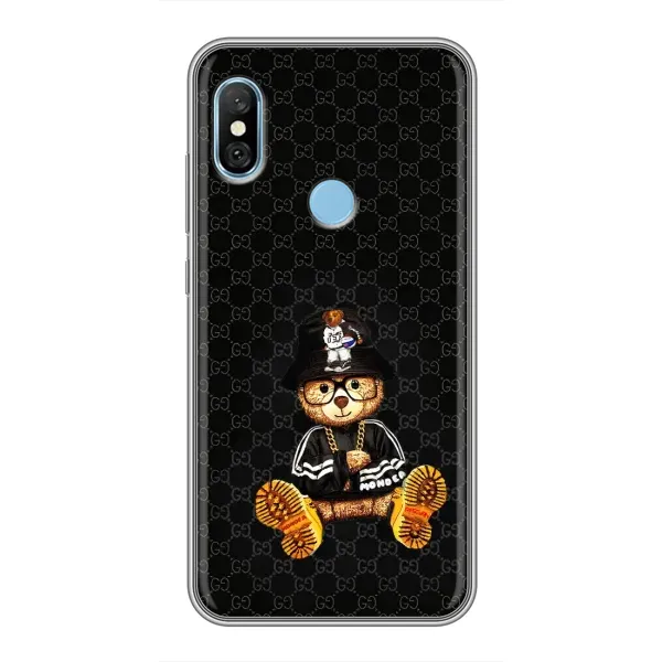 Чехол с рисунком «Тедди Гуччи» для Xiaomi Redmi 6 pro Чехол с рисунком «Тедди Гуччи» для Xiaomi Redmi 6 pro