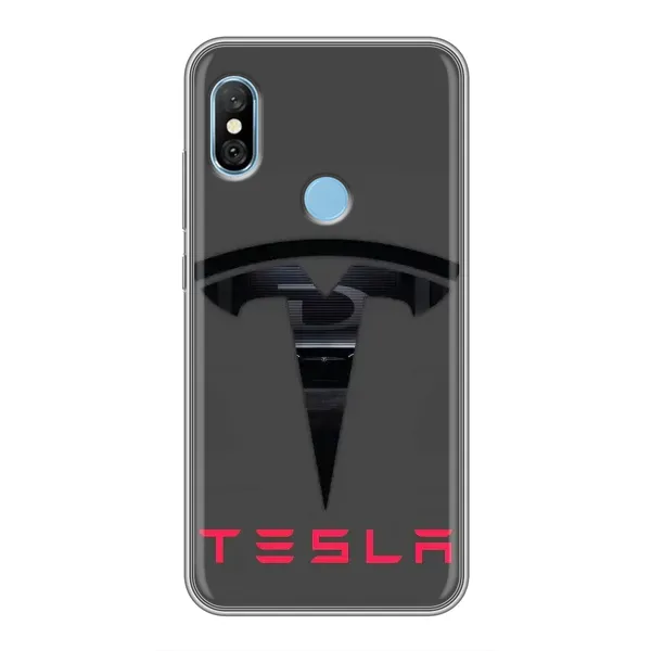 Чехол с рисунком «Logo TESLA» для Xiaomi Redmi 6 pro Чехол с рисунком «Logo TESLA» для Xiaomi Redmi 6 pro