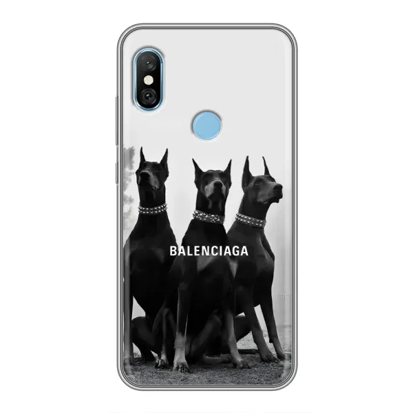 Чехол с рисунком «Три добермана» для Xiaomi Redmi 6 pro Чехол с рисунком «Три добермана» для Xiaomi Redmi 6 pro