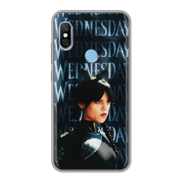 Чехол с рисунком «Уэнздей с ушками» для Xiaomi Redmi 6 pro Чехол с рисунком «Уэнздей с ушками» для Xiaomi Redmi 6 pro
