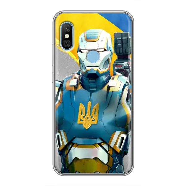 Чехол с рисунком «Украинский робокоп» для Xiaomi Redmi 6 pro