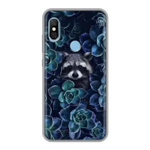 Силіконовий Чохол з Энотами на Xiaomi Redmi 6 pro (В квітах)