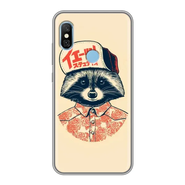 Чехол с рисунком «В кепчику» для Xiaomi Redmi 6 pro Чехол с рисунком «В кепчику» для Xiaomi Redmi 6 pro