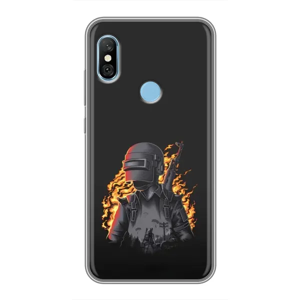 Чехол с рисунком «В огне» для Xiaomi Redmi 6 pro Чехол с рисунком «В огне» для Xiaomi Redmi 6 pro
