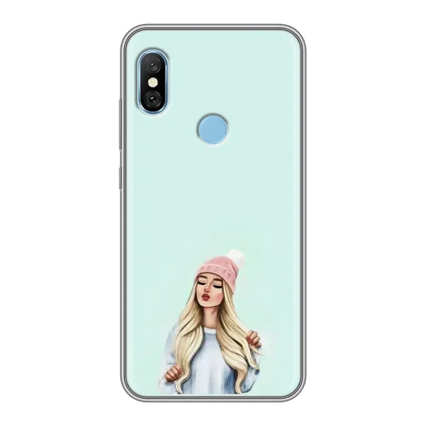 Чехол с рисунком «В шапке» для Xiaomi Redmi 6 pro Чехол с рисунком «В шапке» для Xiaomi Redmi 6 pro