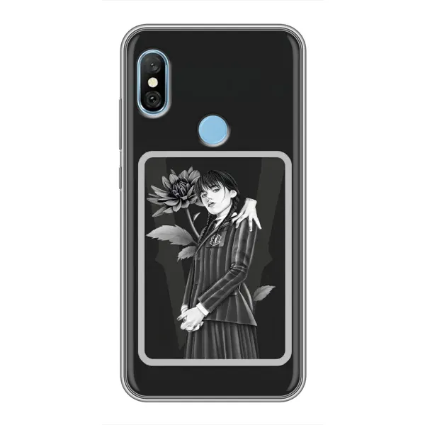 Чехол с рисунком «Венсдей картина» для Xiaomi Redmi 6 pro Чехол с рисунком «Венсдей картина» для Xiaomi Redmi 6 pro