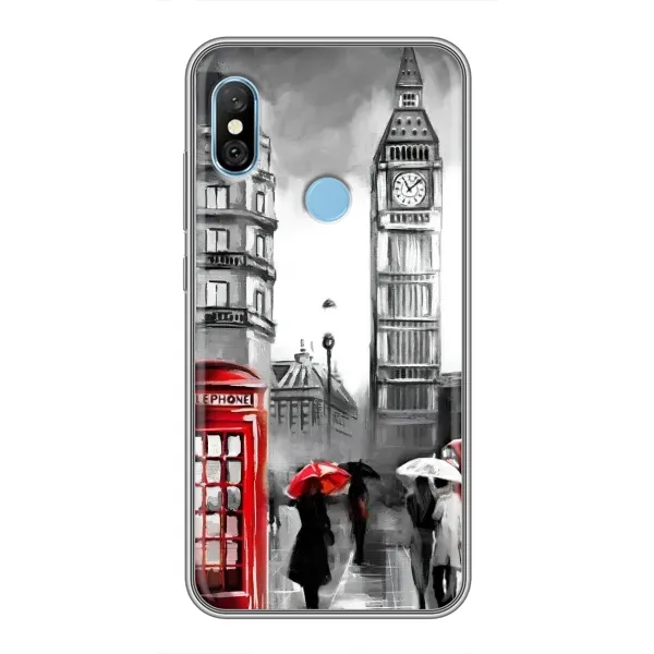 Чехол с рисунком «Вид на Биг Бен» для Xiaomi Redmi 6 pro Чехол с рисунком «Вид на Биг Бен» для Xiaomi Redmi 6 pro