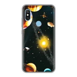 Чохол (ТПУ) з планетами на Xiaomi Redmi 6 pro (Вид з космосу)