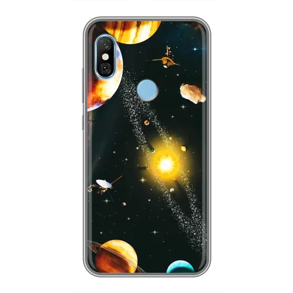 Чехол с рисунком «Вид с космоса» для Xiaomi Redmi 6 pro